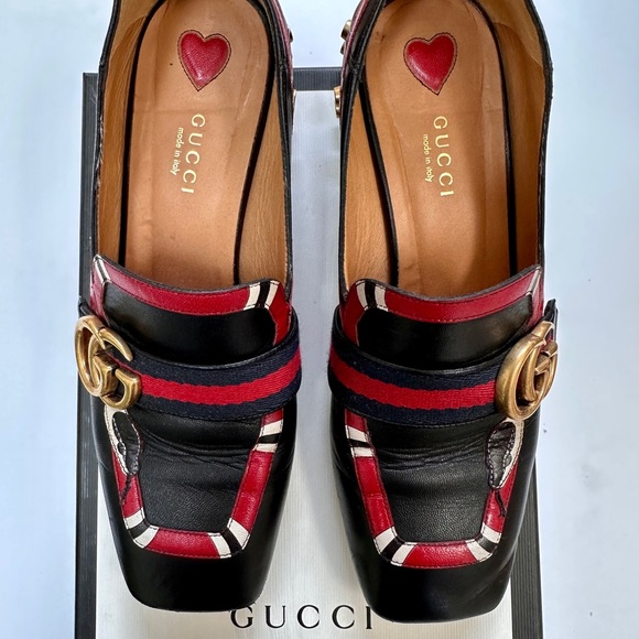 Authentic Gucci Marmont loafers in sz 37 - Picture 3 of 12